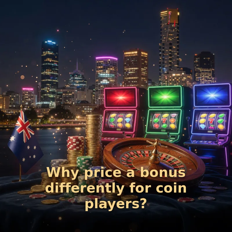 Why price a bonus differently for coin players?